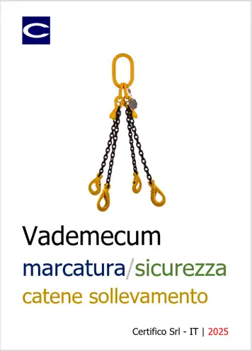 Vademecum sicurezza catene di sollevamento
